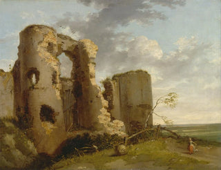 the West Gate of Pevensey Castle, Sussex - John Hamilton Mortimer — artwork view