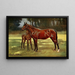 Perdita with kaki - John Hanson Walker Jr — framed artwork on a wall