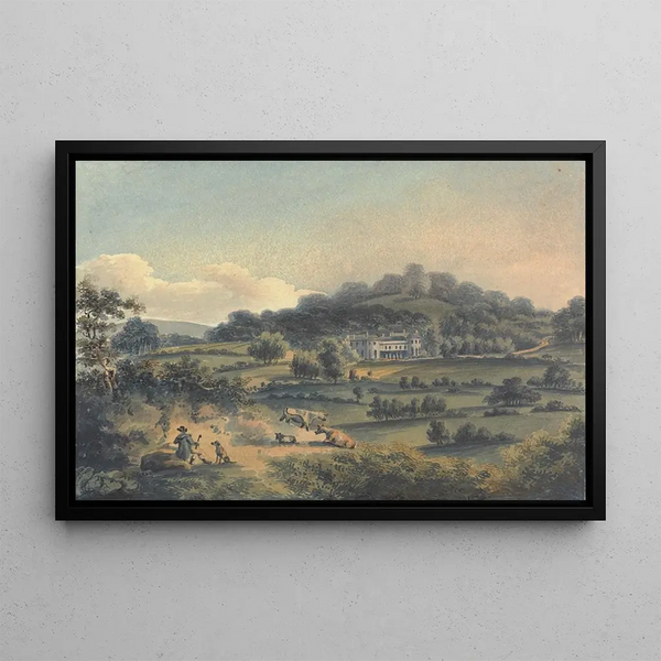 La Villa de Groote Esq près de Bromley Kent - John Hassell — framed artwork on a wall