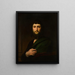 Portrait of a Polish Jew - John Hayes — framed artwork on a wall
