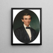 Abraham Lincoln - John Henry Brown — framed artwork on a wall