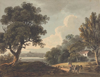 Landscape with a Distant View of London - John Henry Campbell — artwork view