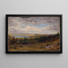 Study for View of New York from New Jersey - John Henry Hill — framed artwork on a wall