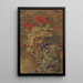 Geraniums and Pansies - John Henry Hipsley — framed artwork on a wall