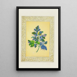 Leaves at the Edge of the Path - John Henry Ingram — framed artwork on a wall