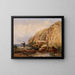 a girl collecting shells - John Henry Mole — framed artwork on a wall