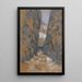 A Mountain Gorge - John Henry Twachtman — framed artwork on a wall