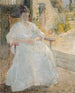 Figure dans la femme de l'artiste Sunlight - John Henry Twachtman — artwork view