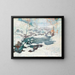 Enclosed Painting by Ice - John Henry Twachtman — framed artwork on a wall