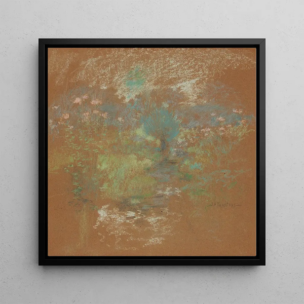 Landscape - John Henry Twachtman — framed artwork on a wall