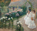 On the terrace - John Henry Twachtman — artwork view