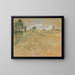 Prairies à Branchville, Connecticut - John Henry Twachtman — framed artwork on a wall