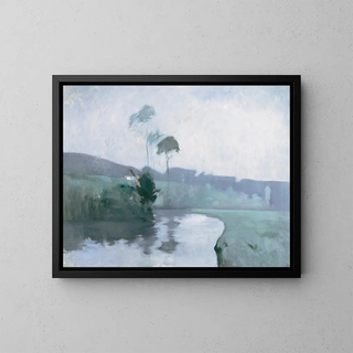 Spring - John Henry Twachtman — framed artwork on a wall