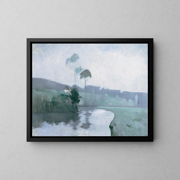 Spring - John Henry Twachtman — framed artwork on a wall