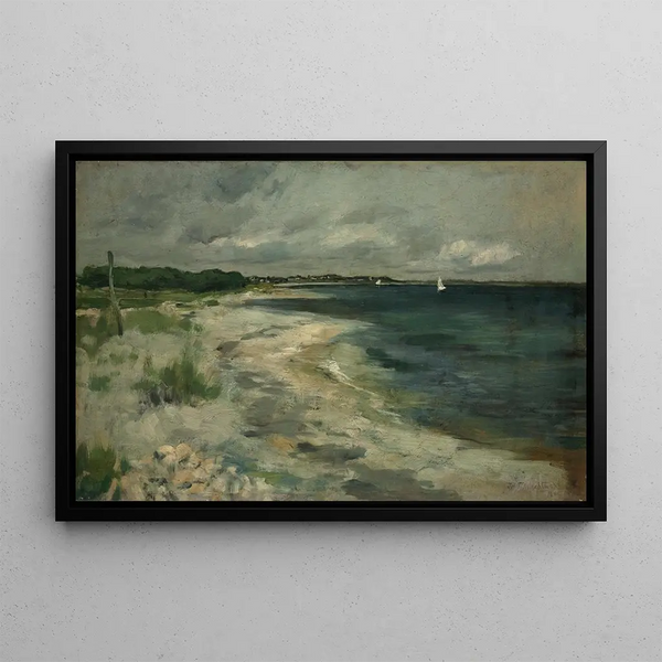 Storm Clouds - John Henry Twachtman — framed artwork on a wall
