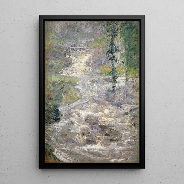 The Source of the Rainbow - John Henry Twachtman — framed artwork on a wall
