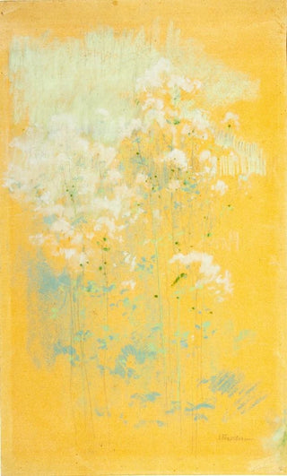 Wildflowers Painting - John Henry Twachtman — artwork view