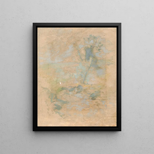 Willow - John Henry Twachtman — framed artwork on a wall