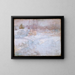 Winter - John Henry Twachtman — framed artwork on a wall