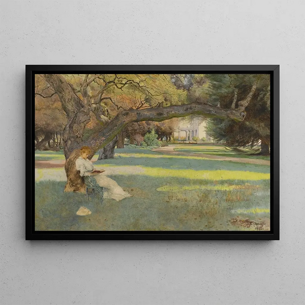 The Domaine Havens, Piedmont, California - John Herbert Evelyn Partington — framed artwork on a wall