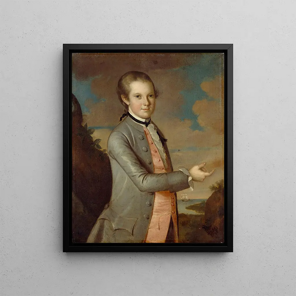 Thomas Chamberlaine - John Hesselius — framed artwork on a wall