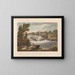 Chutes des boulangers - John Hill — framed artwork on a wall