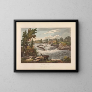 Chutes des boulangers - John Hill — framed artwork on a wall