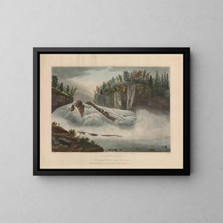 Les chutes de Hadley - John Hill — framed artwork on a wall