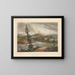 Confluence of the Sacandaga and Hudson Rivers - John Hill — framed artwork on a wall