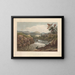 Petites chutes à Luzerne - John Hill — framed artwork on a wall