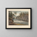 Rapides au-dessus des chutes Hadley - John Hill — framed artwork on a wall