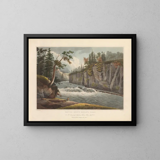 Rapides au-dessus des chutes Hadley - John Hill — framed artwork on a wall