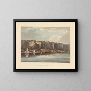 Les Palissades - John Hill — framed artwork on a wall