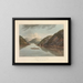 View near Fort Montgomery - John Hill — framed artwork on a wall