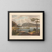 View of Fishkill towards West Point - John Hill — framed artwork on a wall