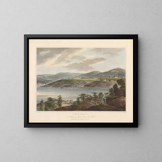 West View Painting - John Hill — framed artwork on a wall