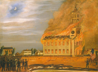Incendie de l'Old South Church, Bath, Maine - John Hilling — artwork view
