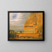 Incendie de l'Old South Church, Bath, Maine - John Hilling — framed artwork on a wall
