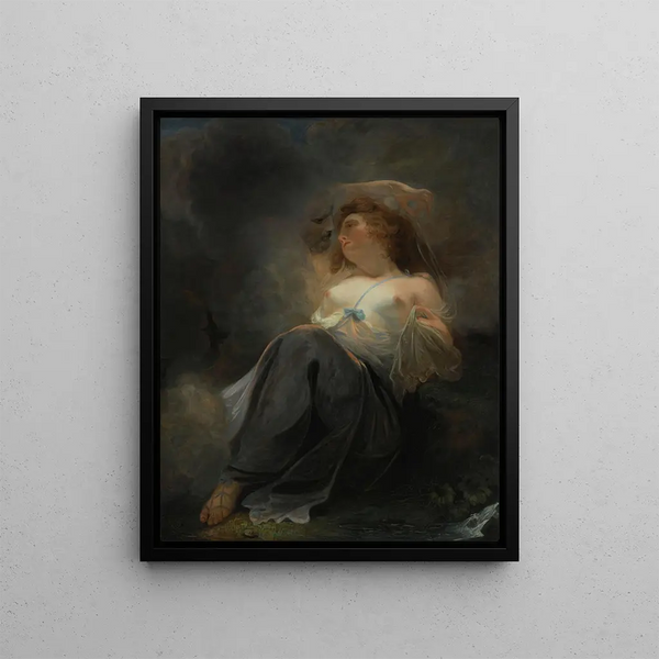 Jupiter and Io - John Hoppner — framed artwork on a wall