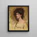 Lady Hester King - John Hoppner — framed artwork on a wall