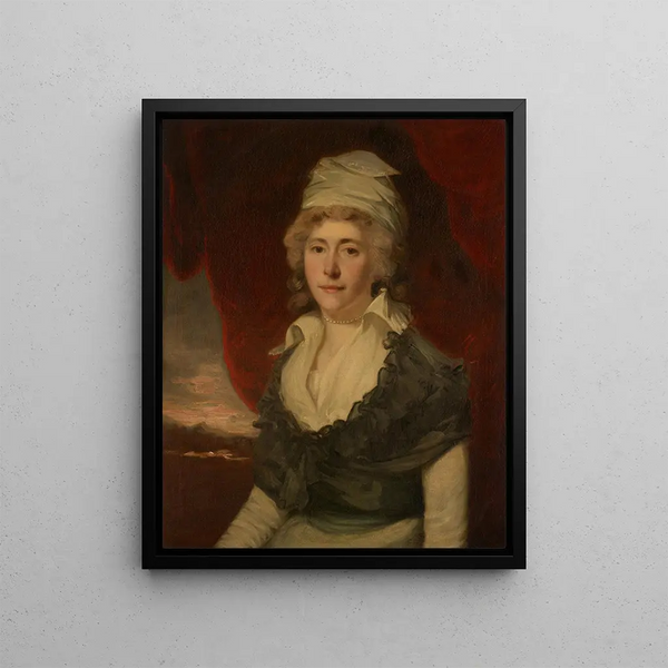 Mme Moncrieff - John Hoppner — framed artwork on a wall