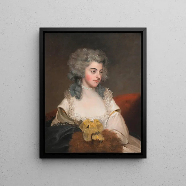 Susannah Edith Lady Rowley - John Hoppner — framed artwork on a wall