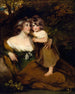 La comtesse de Darnley et sa fille Lady Elizabeth Bligh - John Hoppner — artwork view