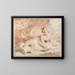 Young child with a dog on the lap - John Hoppner — framed artwork on a wall
