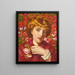 La fille du jardinier - John Ingle Lee — framed artwork on a wall