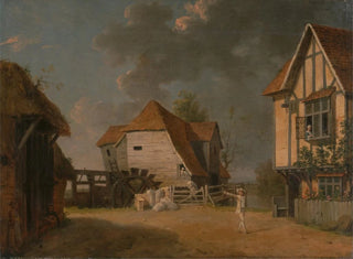 A scene from The Servant of the Mill - John Inigo Richards — artwork view