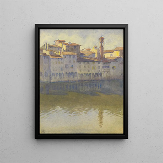 John Ireland Howe Downes - Across the Arno.webp