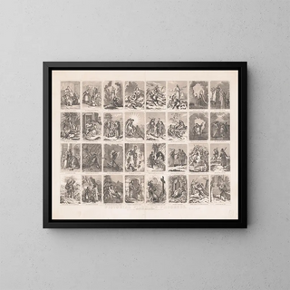 The Progress of Pilgrims in Images - John J Eberle — framed artwork on a wall