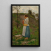 The barefoot village - John J Hammer — framed artwork on a wall