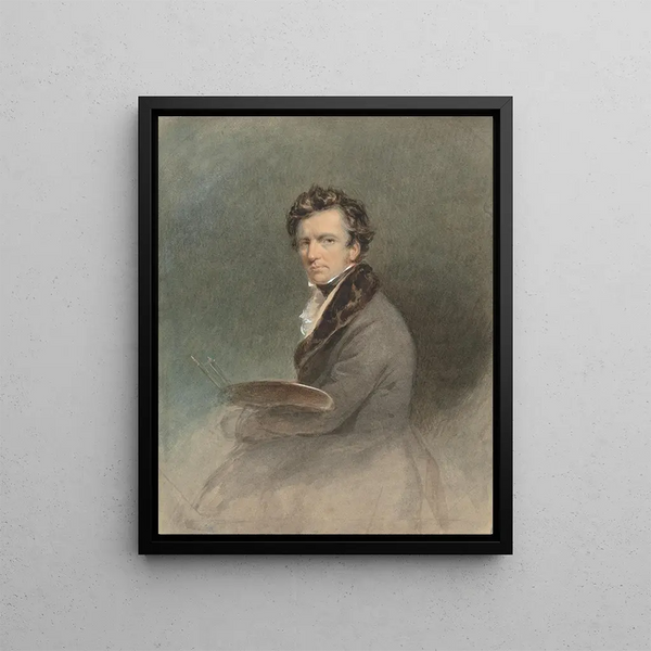 Self-portrait - John Jackson — framed artwork on a wall
